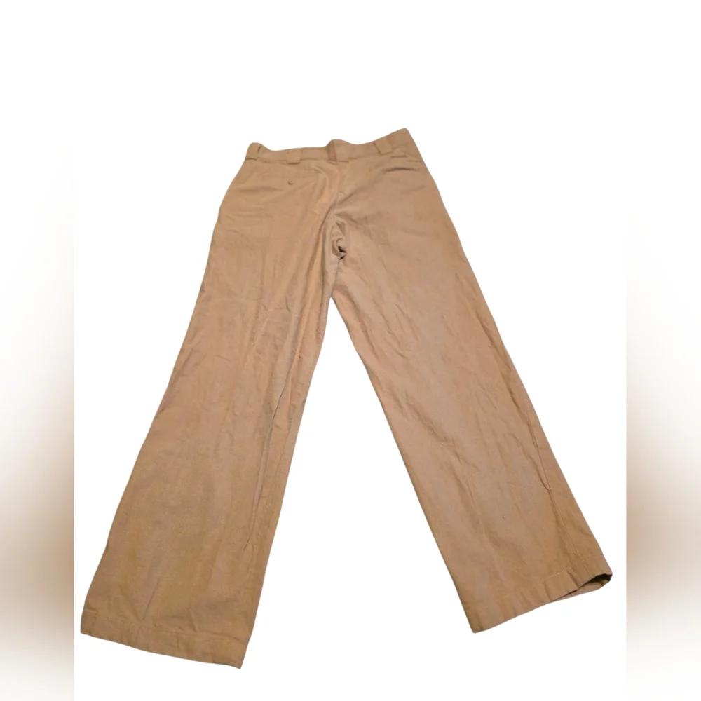Dickies Khaki Regular Taper Pleated Pants Size 34W/32L